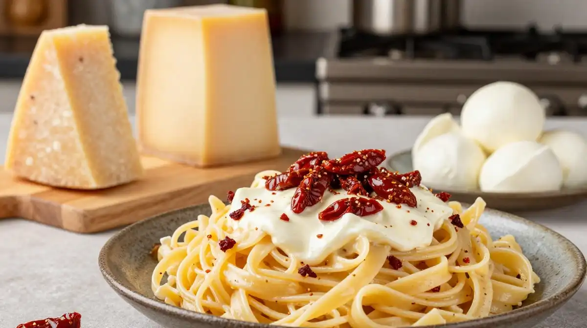 12. Best Cheese Options That Elevate Your Sun Dried Tomato Pasta
