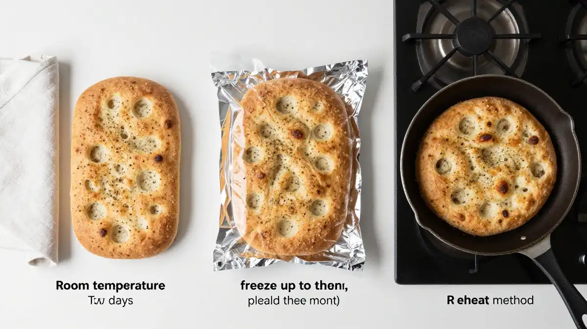 How to Store and Reheat Black Pepper Focaccia so It Stays Fresh and Delicious
