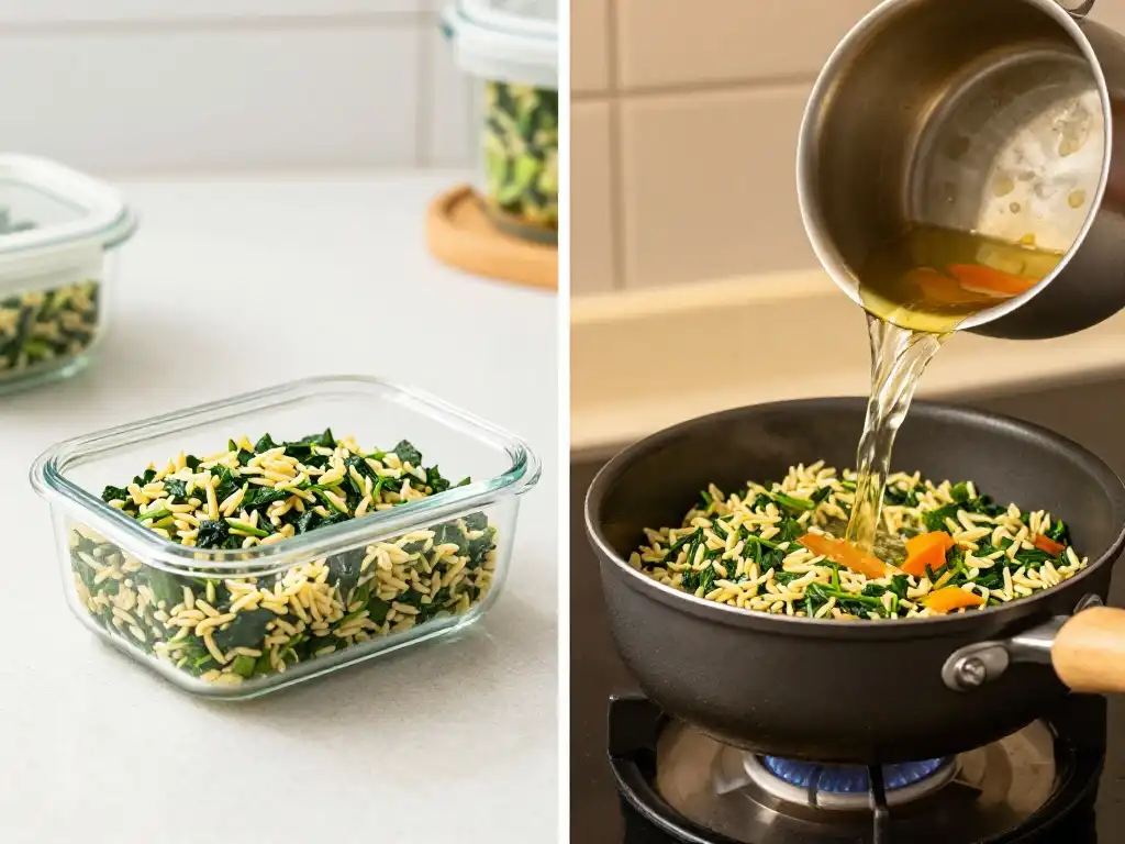 How to Store and Reheat Spinach Orzo Without Losing Flavor