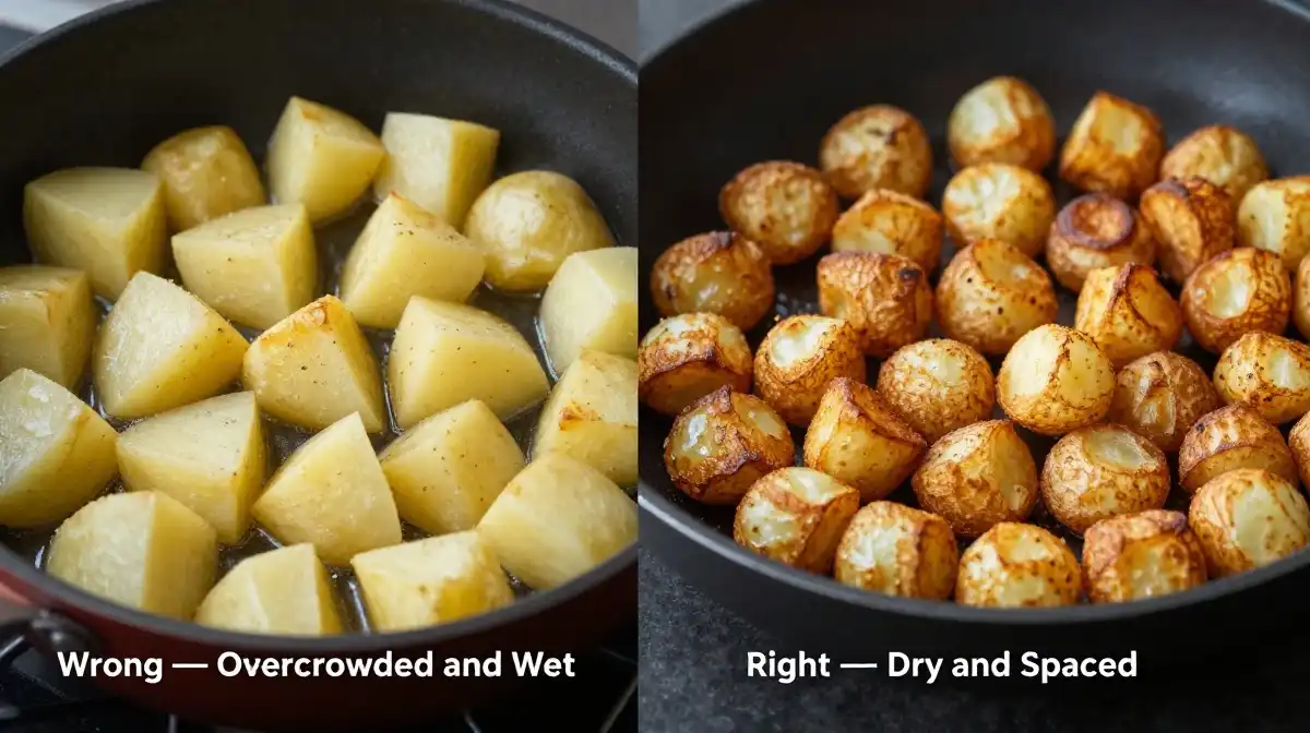 Common Mistakes to Avoid When Making Batata Harra Crispy Roasted Potatoes