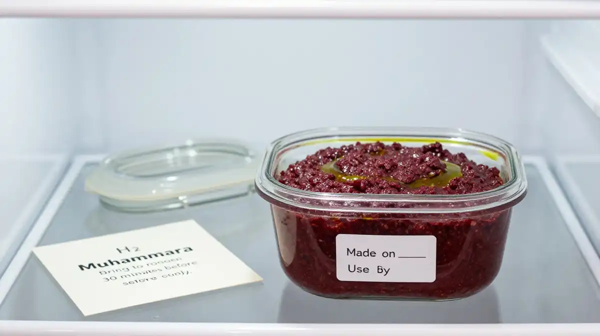 How to Make Muhammara Ahead of Time and Store It Correctly