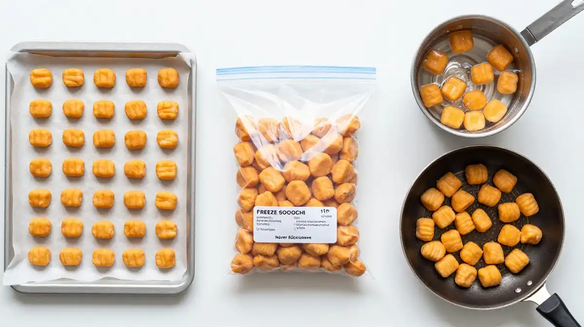 How to Store Freeze and Reheat Sweet Potato Gnocchi Without Losing Texture