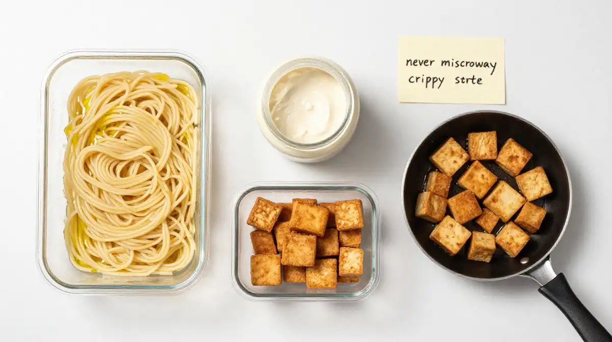 How to Store Reheat and Serve Tofu Pasta Without Losing Any Texture