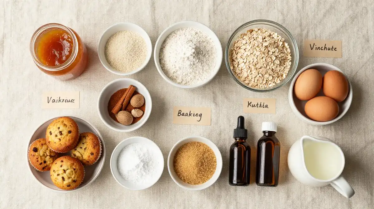 Full Ingredients List for Perfect Applesauce Muffins Every Time