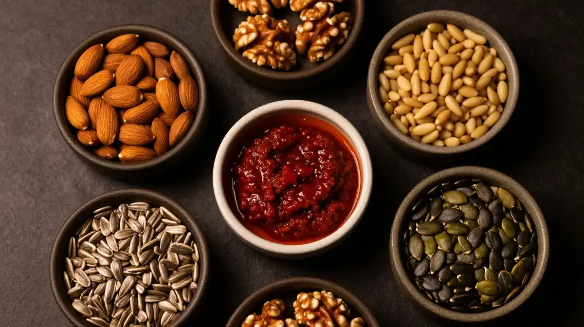 Best Nuts and Seeds for a Perfect Red Pepper Pesto Recipe