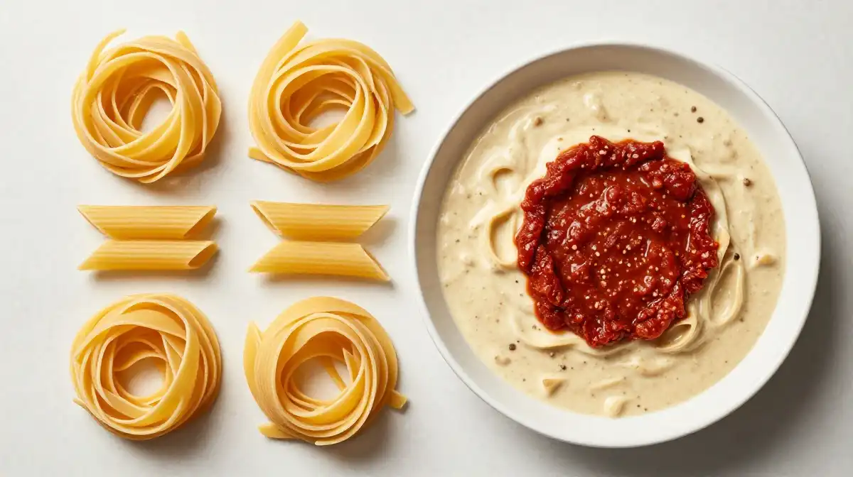 3. Best Pasta Shape for Sun Dried Tomato Pasta That Holds Sauce Perfectly