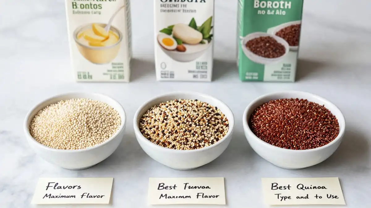 Best Quinoa Type and Broth to Use for Maximum Flavor and Texture