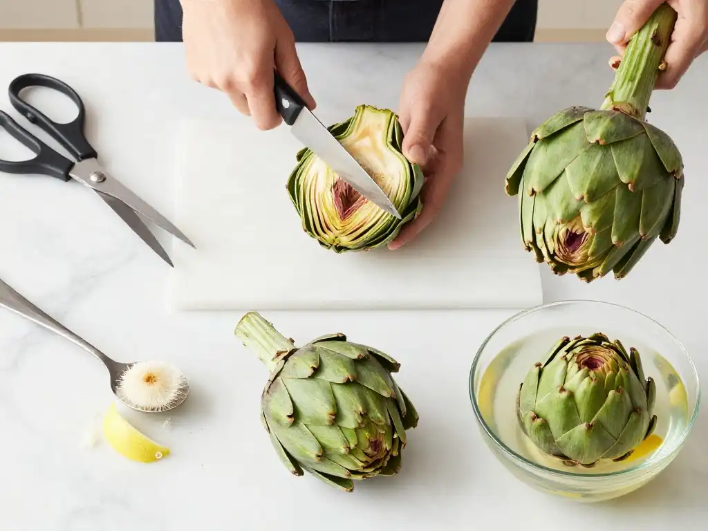 How to Clean Trim and Prepare Artichokes Before Cooking