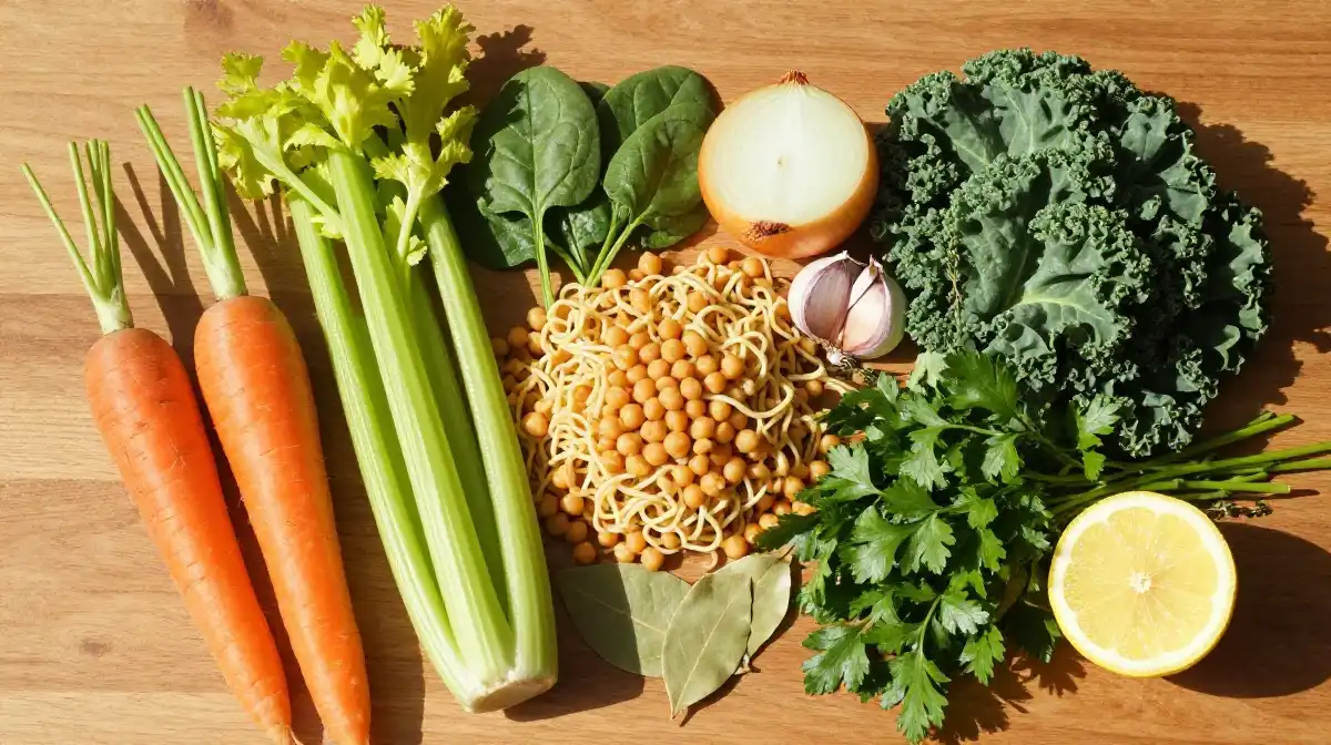 Best Vegetables and Herbs to Add to Your Chickpea Noodle Soup