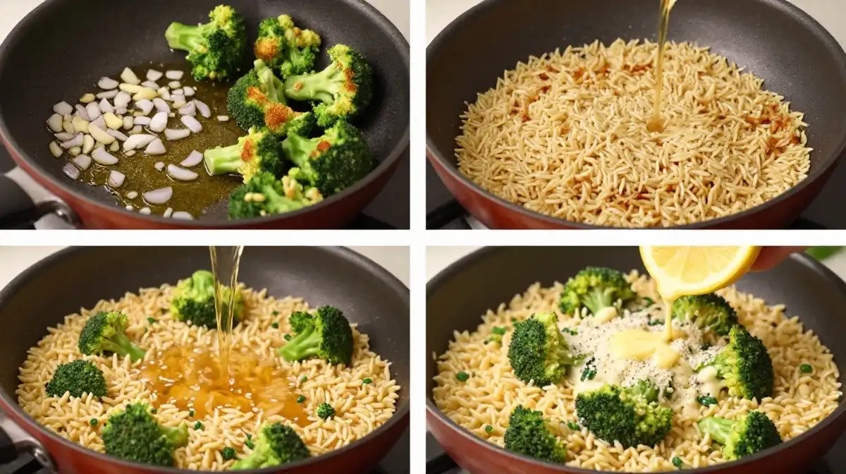 How to Make Classic Broccoli Orzo From Scratch Step by Step