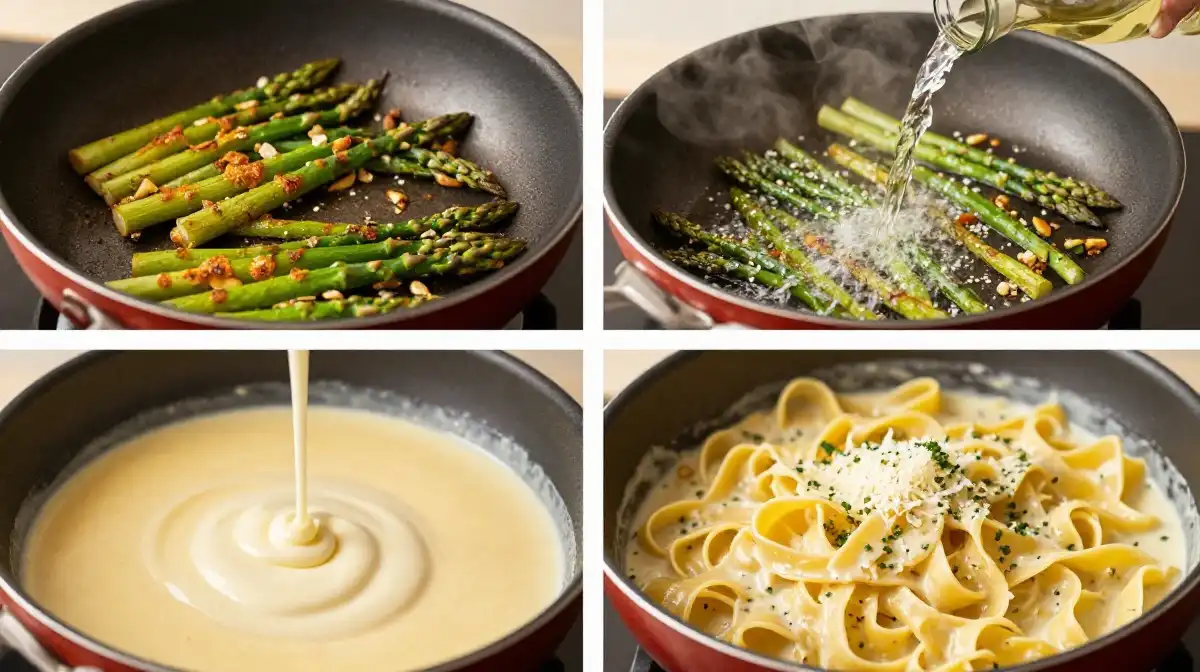 How to Make Classic Creamy Pasta Primavera Step by Step