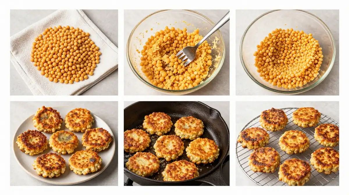 How to Make Classic Crispy Chickpea Fritters From Scratch Step by Step