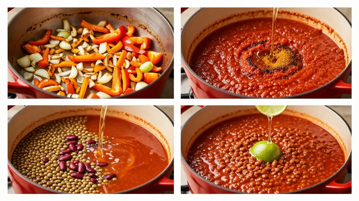 How to Make Classic Lentil Chili From Scratch Step by Step