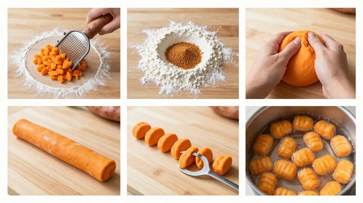 How to Make Classic Sweet Potato Gnocchi From Scratch Step by Step