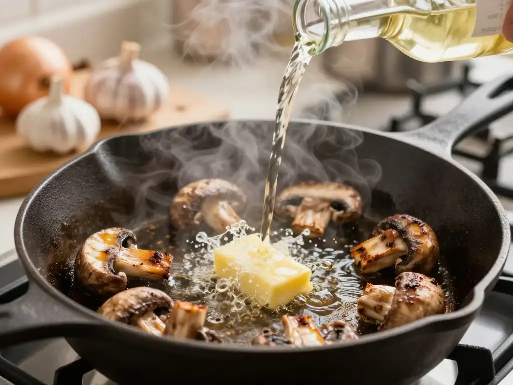 How to Make Mushroom Stroganoff Step by Step in One Pan