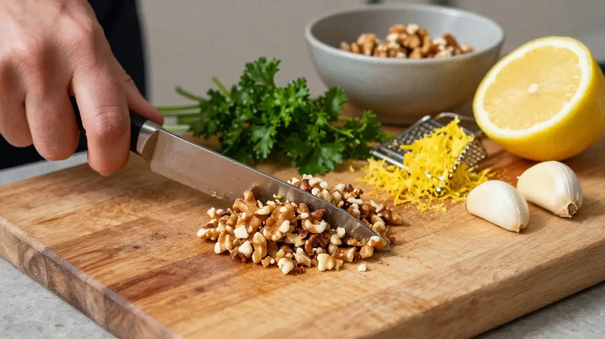 How to Make the Perfect Walnut Gremolata From Scratch