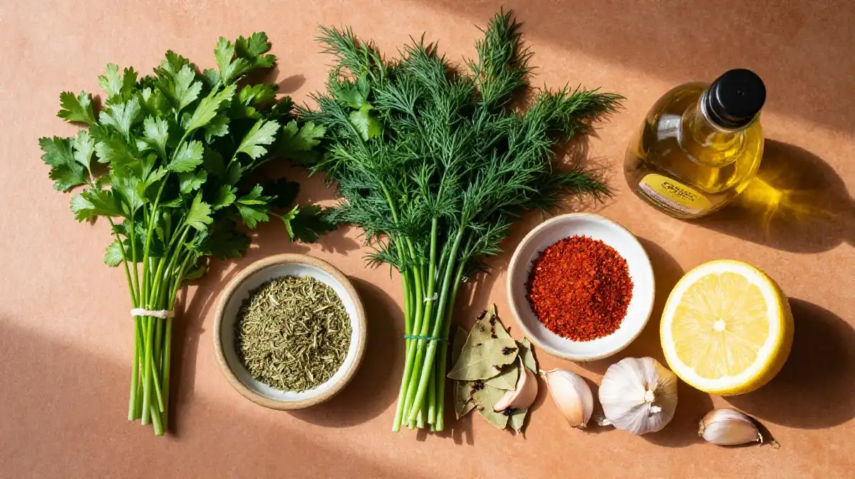 Best Herbs and Spices for an Authentic Gigantes Plaki Recipe