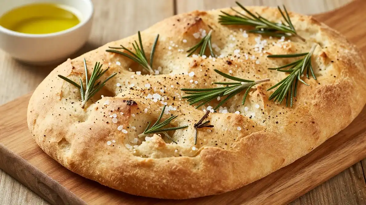 Black Pepper Focaccia With Rosemary and Sea Salt That Tastes Like an Italian Bakery