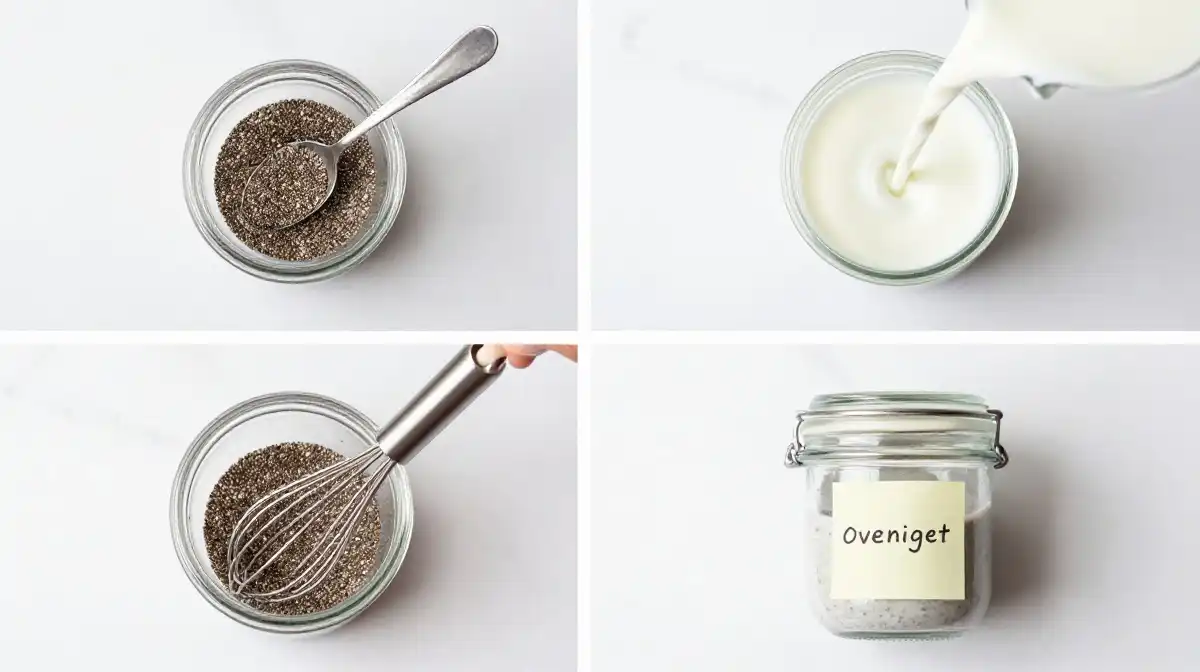 How to Make Blueberry Chia Pudding With Greek Yogurt Step by Step