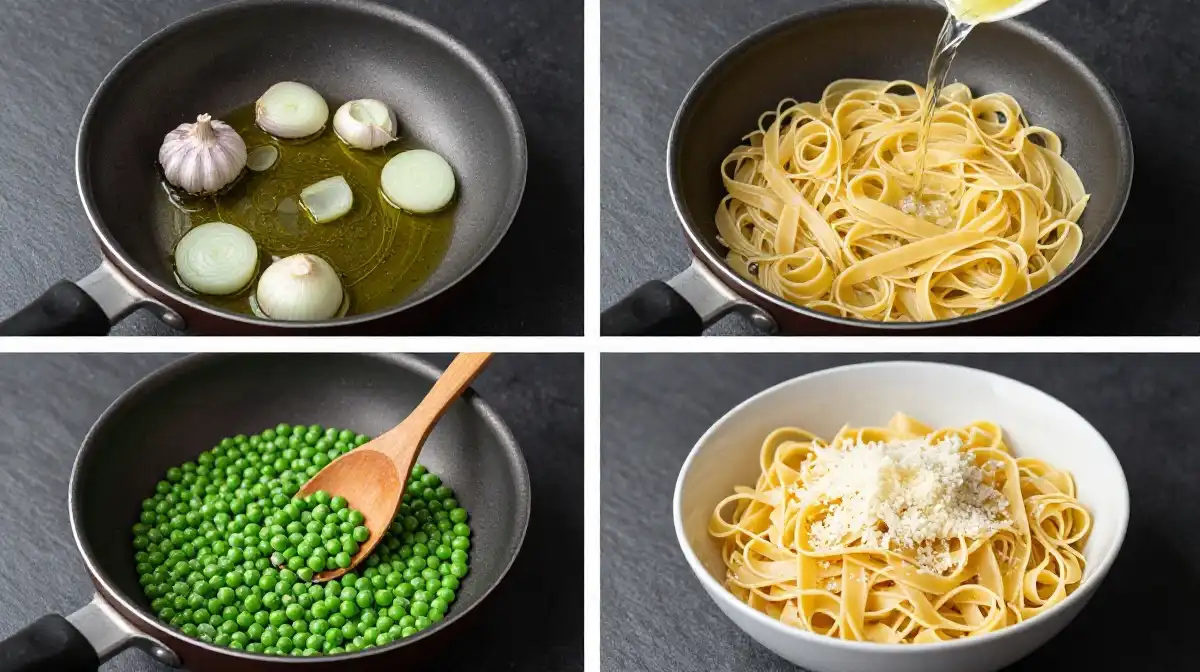 How to Make Classic Italian Pasta and Peas Step by Step