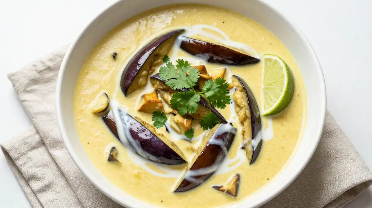 How to Make Creamy Eggplant Curry With Coconut Milk