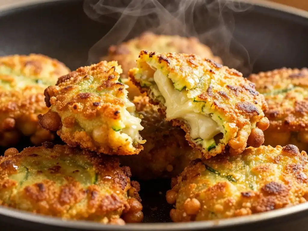 The Secret to Getting Chickpea Zucchini Fritters Crispy Every Single Time