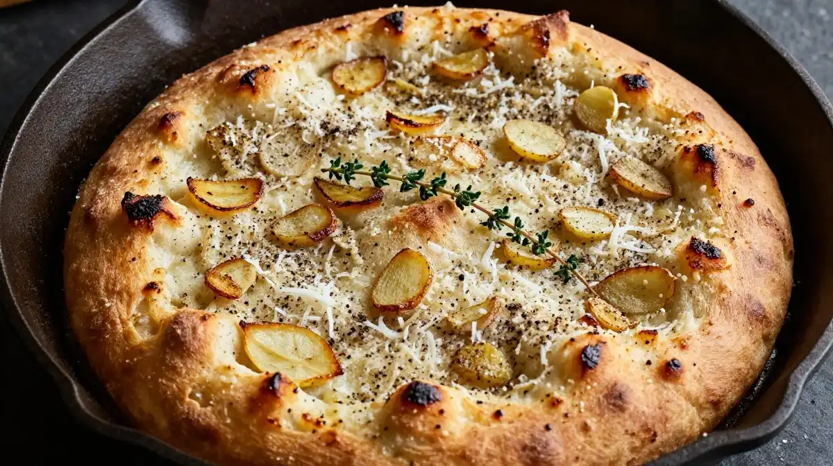 Black Pepper Focaccia With Parmesan and Garlic That Is Dangerously Addictive