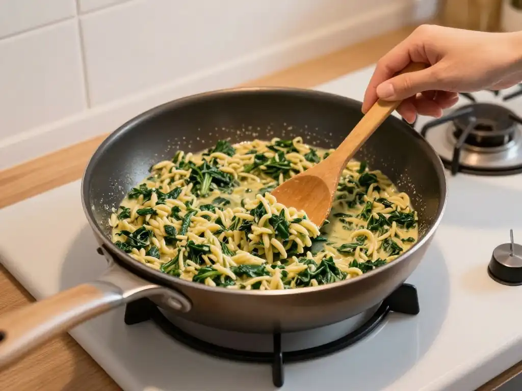 How to Make One Pot Spinach Orzo for Minimal Cleanup and Maximum Flavor