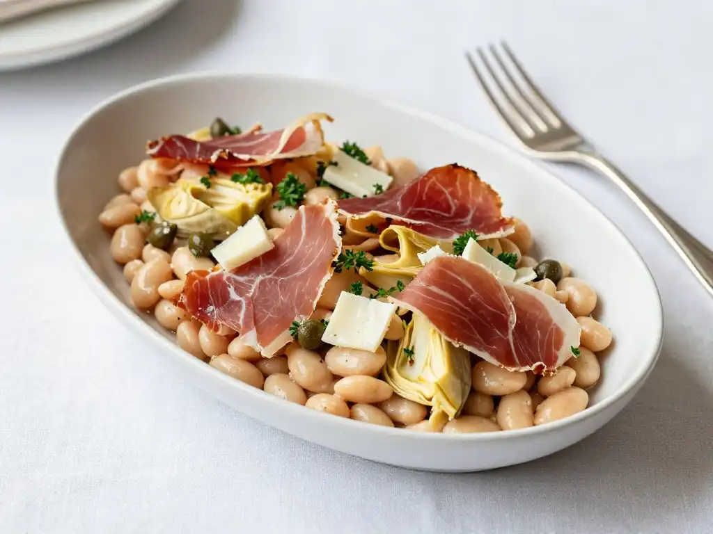 How to Make Antipasto Bean Salad With White Beans and Artichokes
