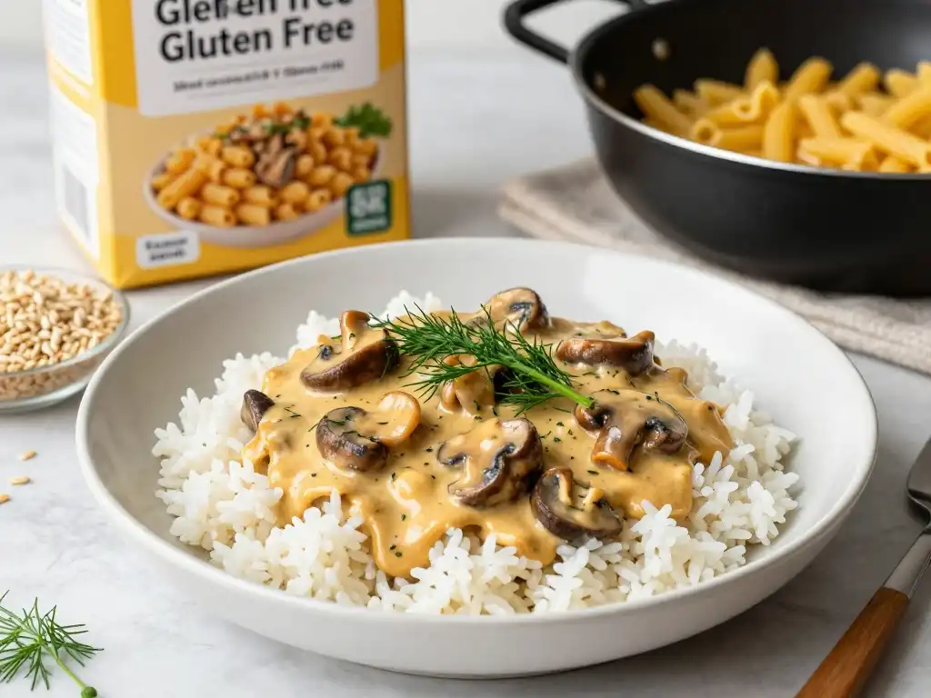 How to Make Gluten Free Mushroom Stroganoff That Tastes Completely Normal