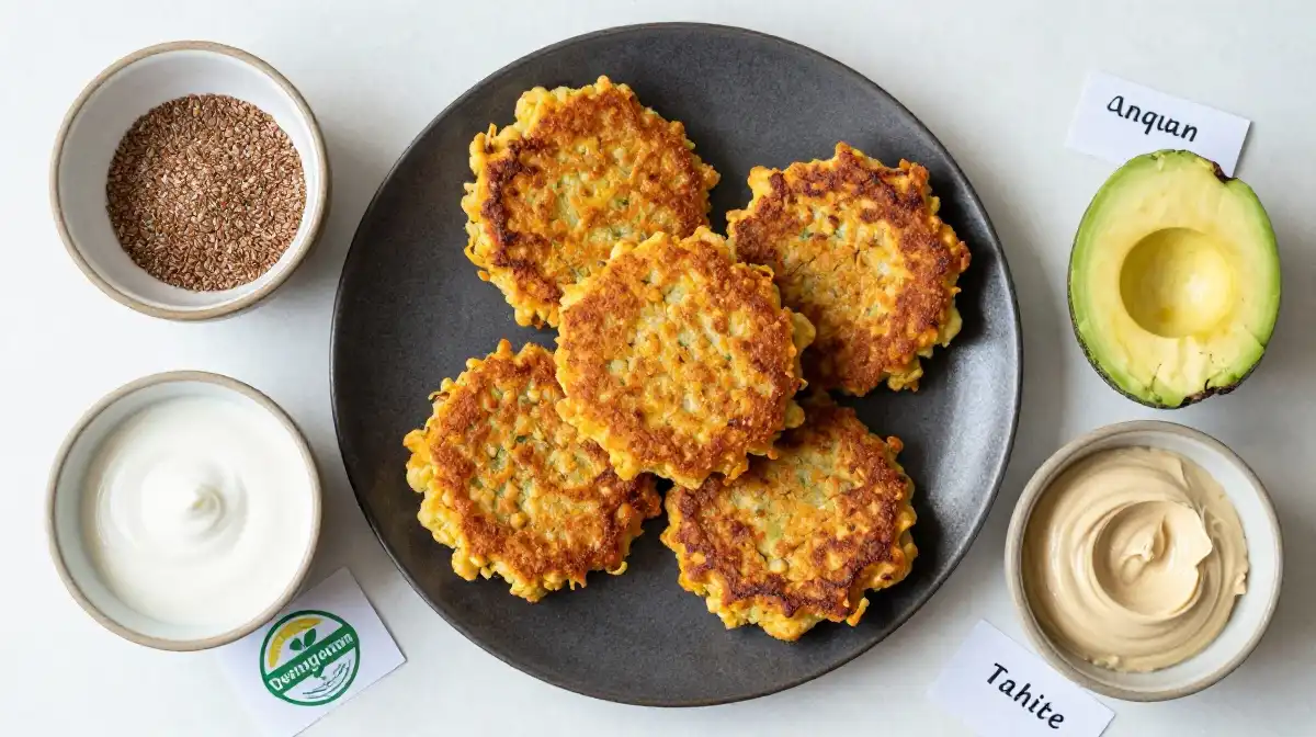 Vegan Chickpea Fritters Without Eggs That Still Hold Together Beautifully