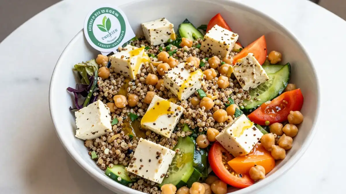 Vegan Greek Quinoa Salad Without Feta That Still Tastes Incredible