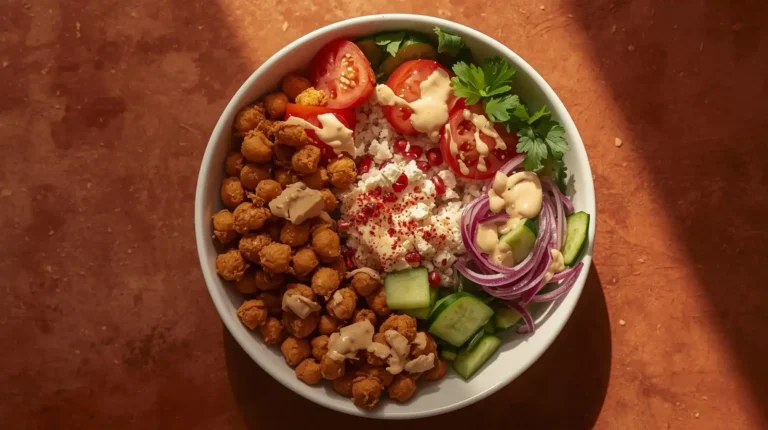 chickpea shawarma bowl