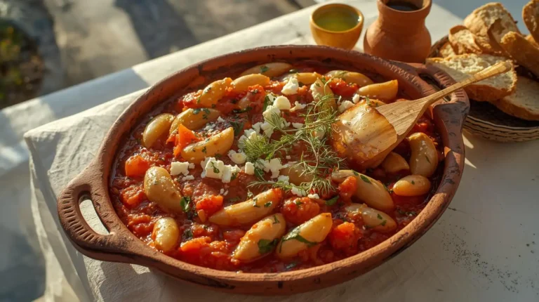 gigantes plaki greek baked beans