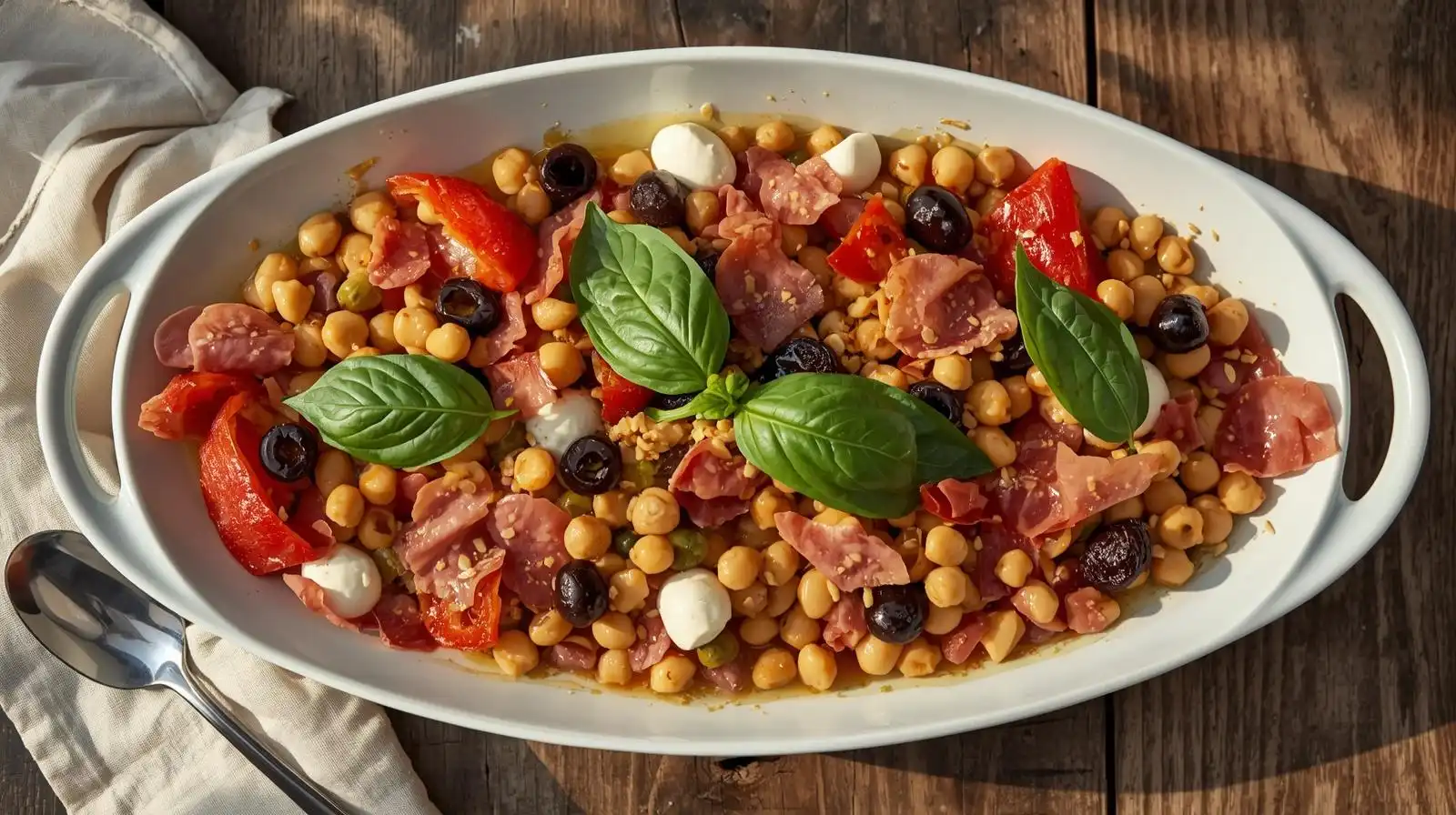 antipasto bean salad