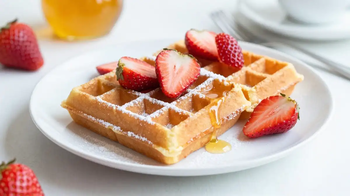 Crispy Cassava Flour Waffles
