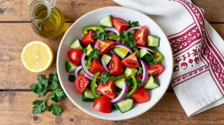 Turkish Shepherds Salad (Çoban Salatası): Authentic Turkish Recipe & Serving Ideas