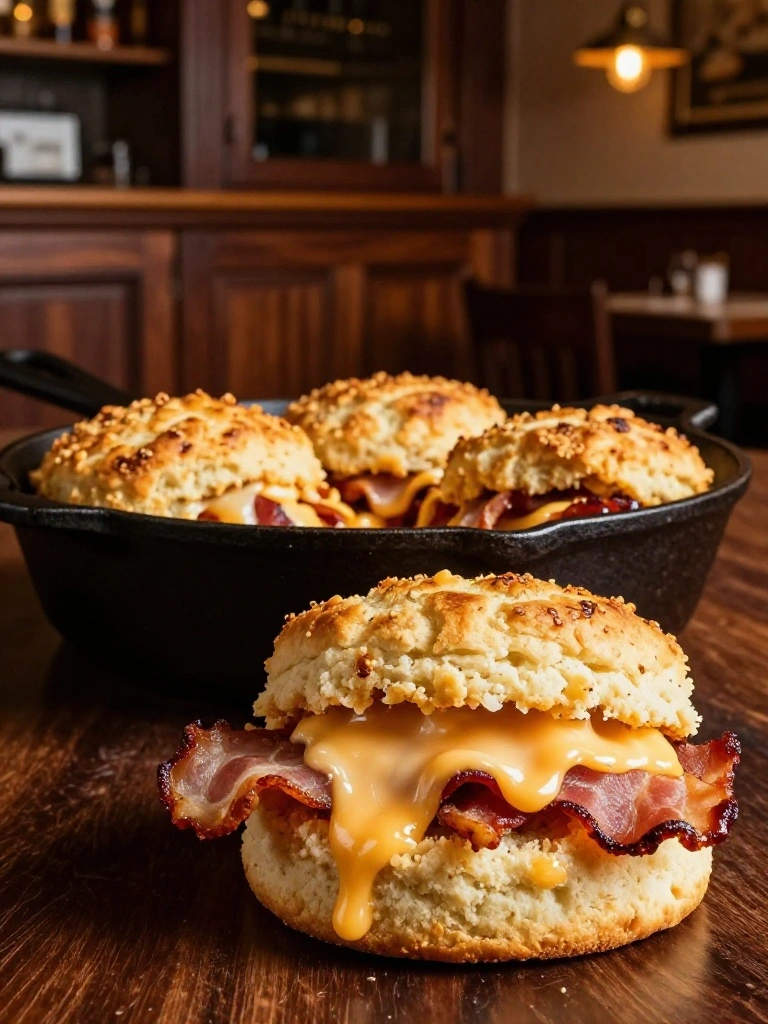 Cheeseburger-Biscuits-with-Bacon-and-Extra-Cheese