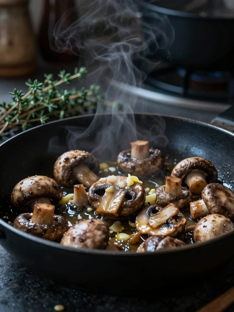 Sauteed-Garlic-Mushrooms