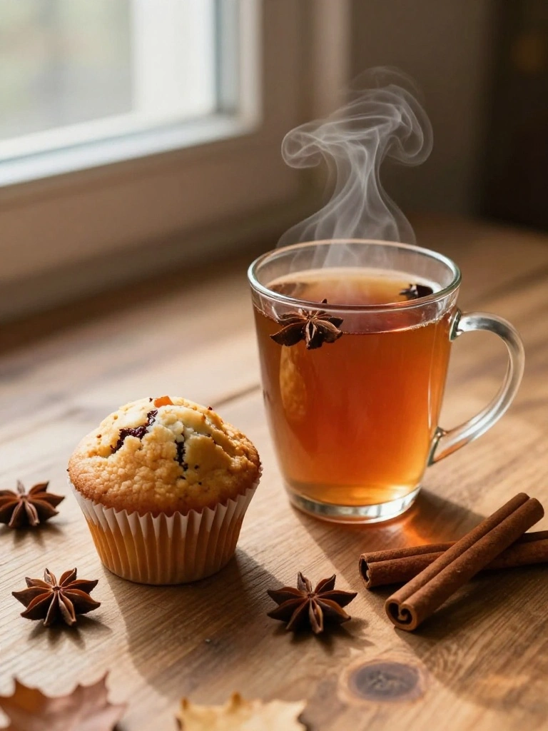 Pairing Apple Spice Muffins with Fall Beverages