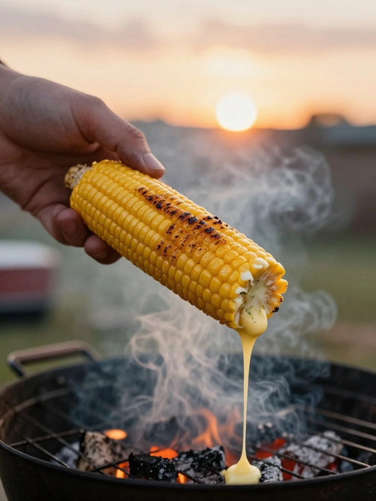 Grilled-Corn-on-the-Cob-with-Herb-Butter