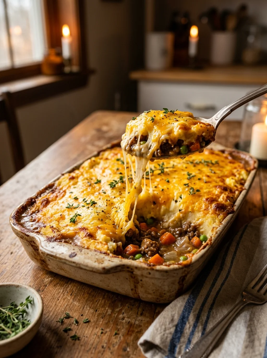 Cheesy Easy Shepherd's Pie Loaded with Rich Comfort Flavours