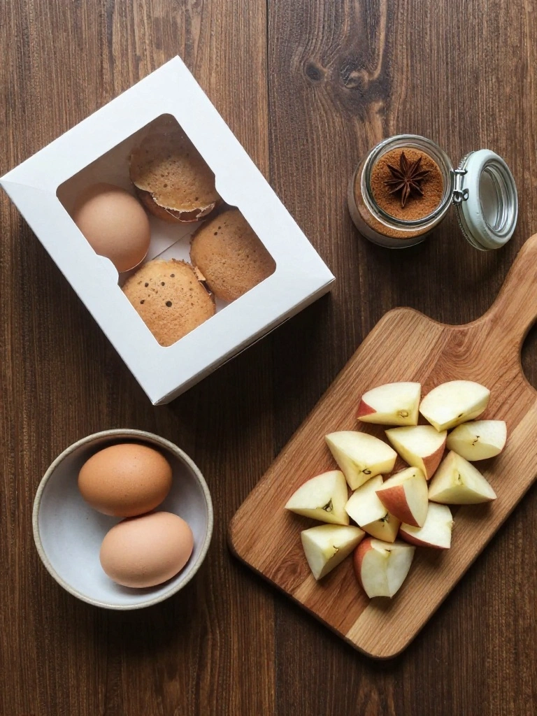 Ingredients You'll Need for Cake Mix Apple Spice Muffins