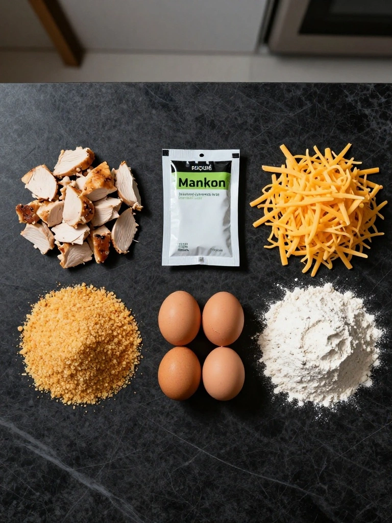 Ingredients-You-Need-for-Cheddar-Ranch-Chicken-Bites