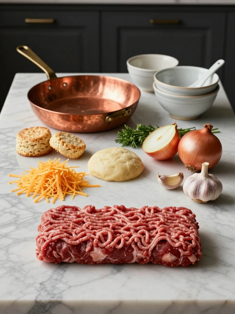 Ingredients-You-Need-for-Cheeseburger-Biscuits