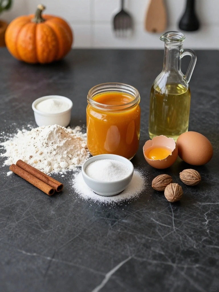 Ingredients-You-Need-for-Pumpkin-Spice-Muffins.