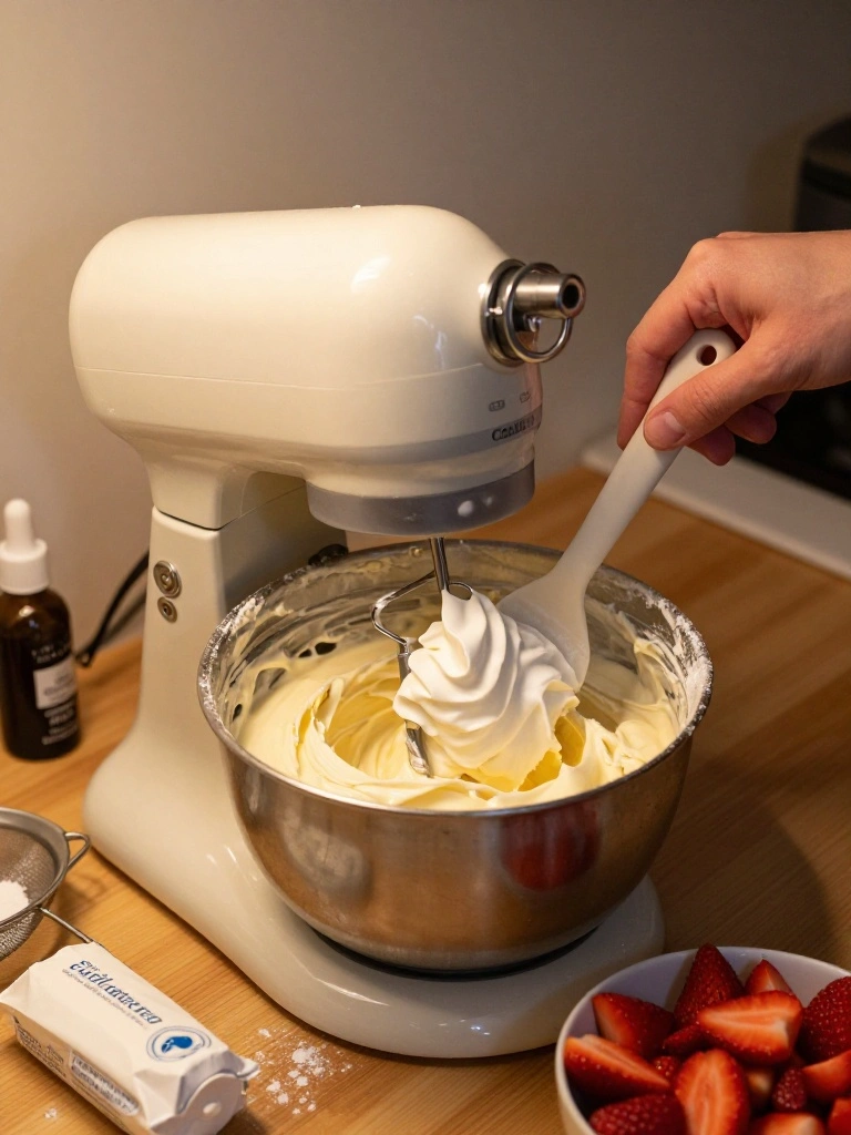 How to Make Strawberry Cheesecake Dip Step by Step