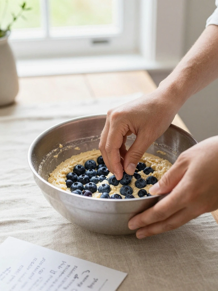 Step-by-Step-Cake-Mix-Blueberry-Muffins-Recipe