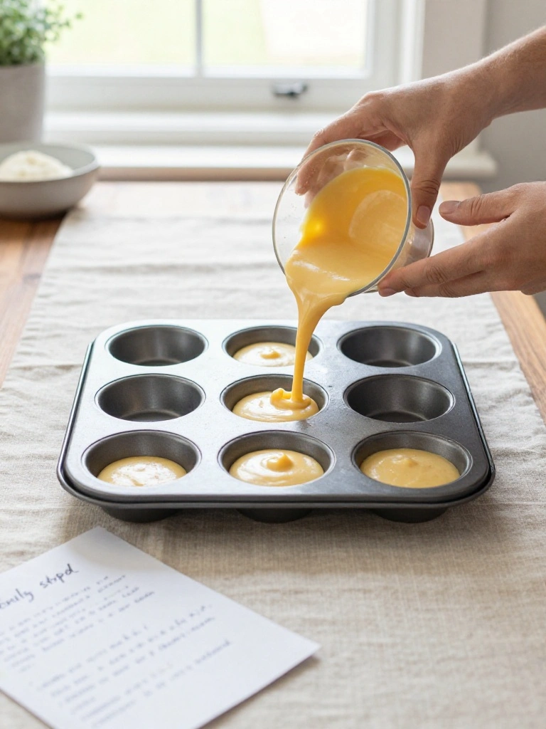 6. Step-by-Step Cake Mix Lemon Muffins Recipe