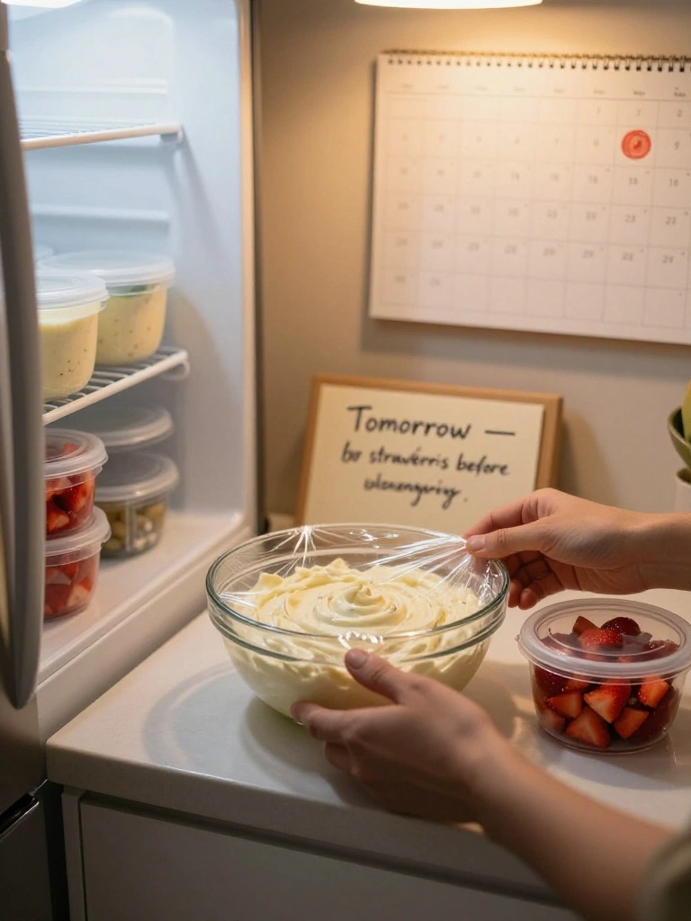 How to Make Strawberry Cheesecake Dip with Fresh Strawberries